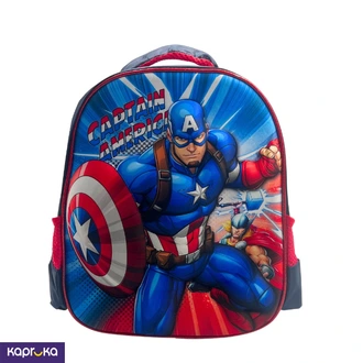 3D Kids Preschool Bag  Single Pocket  Captain America  12H x 10L x 5W Buy childrens Online for specialGifts