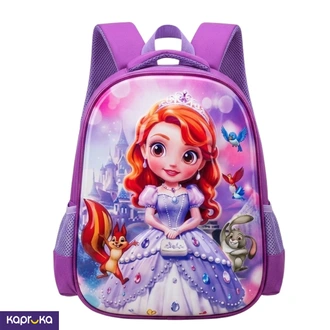3D Kids Preschool Bag  Single Pocket  Sofia  12H x 10L x 5W Buy childrens Online for specialGifts