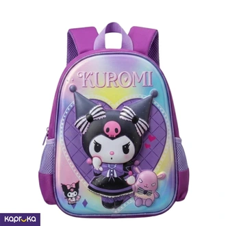 3D Kids Preschool Bag Single Pocket Kuromi 12H X 10L X 5W  Online for none