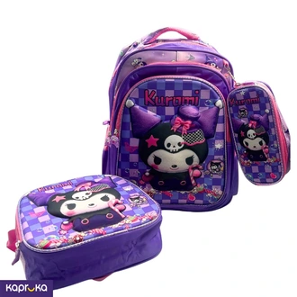 3 in 1 Trolley Bag without Trolley  Kuromi Majic Buy childrens Online for specialGifts