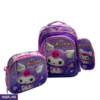 3 in 1 Trolley Bag without Trolley  Kuromi Purple Buy childrens Online for specialGifts