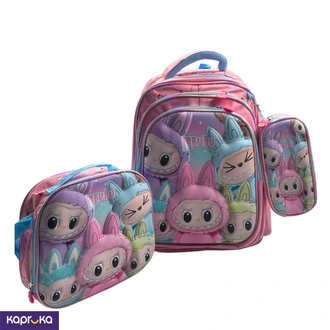 3 in 1 Trolley Bag without Trolley  Labubu Faces Buy childrens Online for specialGifts