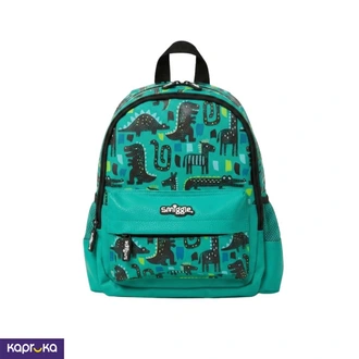 Smiggle Green Dino Design Backpack Small 10H x 8L x 4W Buy childrens Online for specialGifts