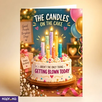 Funny Bday Naughty Greeting Card  Online for none