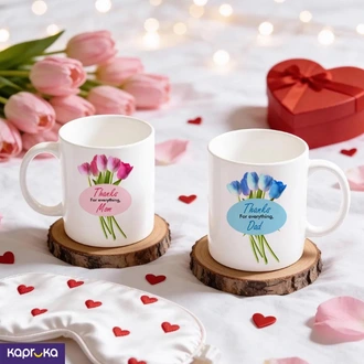 Thanks Mom And Dad Mug 11oz Buy Adarei Pvt Ltd Online for HOUSEHOLD