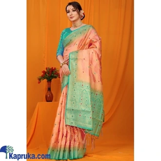 Balatan Silk Pure Gold Jari With Meena Work Jacquard Weaving All  Online for none