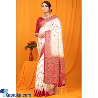 Balatan Silk Pure Gold Jari With Meena Work Jacquard Weaving All  Online for none