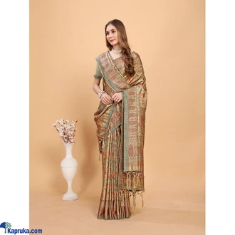 Pashmina Fabric Sarees Digital Print With Running Blouse  Online for none