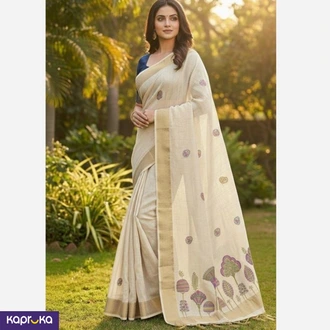 Premium Soft Muga Cotton Saree  Online for none