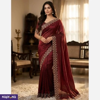 Space Silk Saree Buy Xiland Group Ventures Pvt Ltd Online for CLOTHING