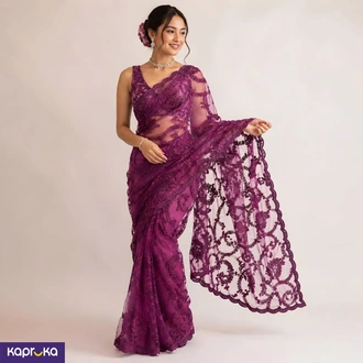 Soft Butterfly Net Saree Buy Clothing and Fashion Online for specialGifts