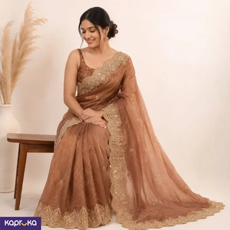 Fendy Chiffon Saree Buy Clothing and Fashion Online for specialGifts