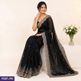 Fendy Chiffon Saree Buy Clothing and Fashion Online for specialGifts