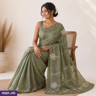Space Sattin Bits Sequence Work Saree Buy Clothing and Fashion Online for specialGifts