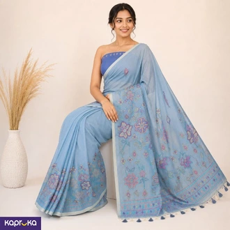 Premium Soft Chanderi Cotton Saree Buy Clothing and Fashion Online for specialGifts