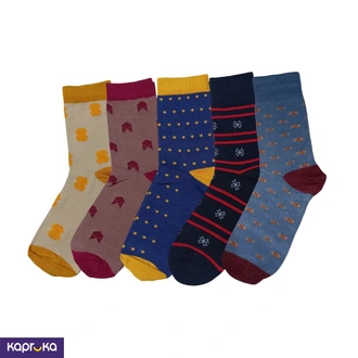 Omac Gents Casual Socks 5 Pairs Box  Online for none