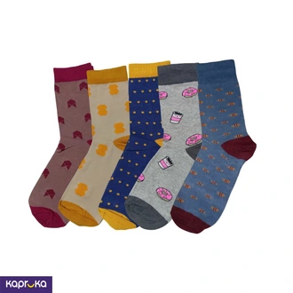 Omac Gents Casual Socks 5 Pairs Box  Online for none