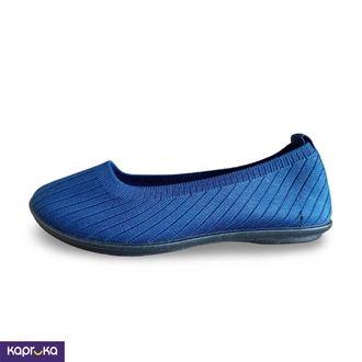 Omac Women Mesh Slip On Flats Shoes Misty Navy Blue  Online for none