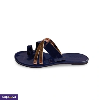 Omac Viona Blue Flats For Ladies Buy OMAC FASHION Online for FASHION