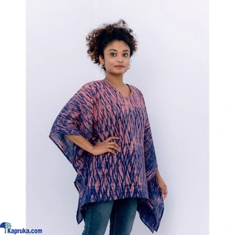 Pink And Blue Kaftan Top P007  Online for none