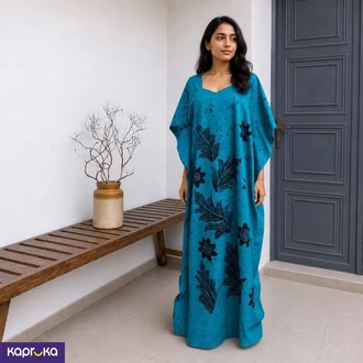 Tie Dye Kaftan Loungewear Free Size - Sri Lanka  Online for none