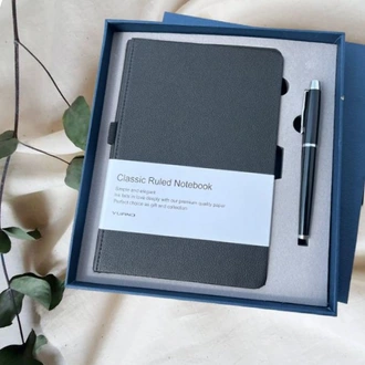Classic Black Journal Namp; Pen Gift Set  Online for none