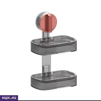 Wallmounted Soap Holder 2 Tier Rose Gold Ideal For Washroom Livi  Online for none