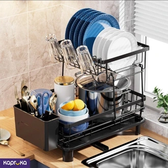 2 Tier Dish Rack Kitchen Ideal For Gifts  Online for none