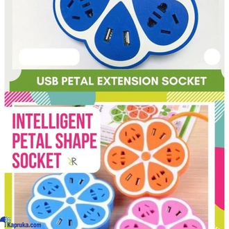 Intelligent Petal Shape Socket USB Universal Smart Power Strip Outlet 4 Port Charger Extension Cord Buy Household Gift Items Online for specialGifts