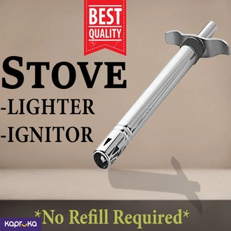 Stainless Steel Gas Lighter Easy Use Spark Ignition Gun Fireplac  Online for none