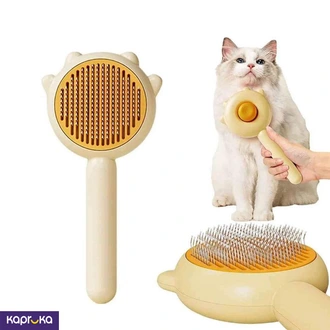 Round Self Cleaner Pet Grooming Brush Pet Hair Fur Shedding Dogs  Online for none