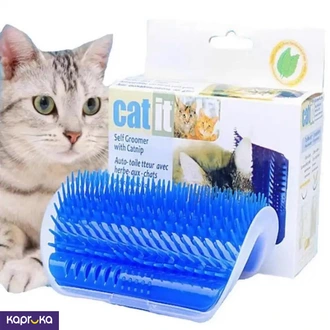 Catit Cat Self Groomer Scratcher With Catnip For Cats Brush Corner Self Grooming Brush Comb Massage Buy pet Online for specialGifts