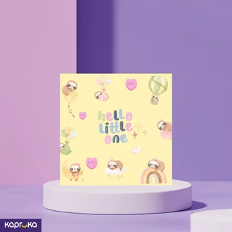 Miriam Welcome Baby Greeting Card Buy Greeting Cards Online for specialGifts