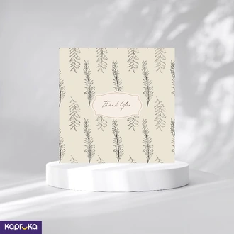 Dawn Thank You Greeting Card  Online for none