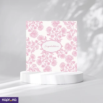 Carla Congratulations Greeting Card - Sri Lanka  Online for none