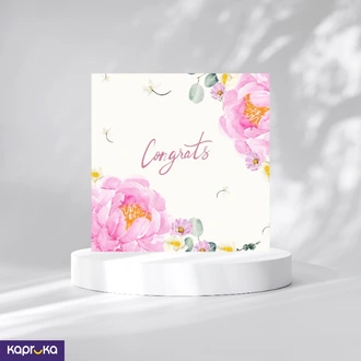 Miriam Congratulations Greeting Card  Online for none