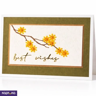 Best Wishes Greeting Card Buy Cinnamon Love Creations Online for GREETING CARDS