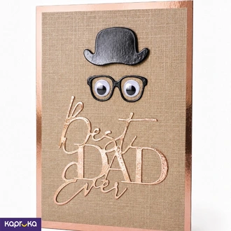 Best Dad Ever Luxury Handcrafted Greeting Card For Dad  Online for none