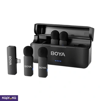 Boya By V4u Ultracompact 4 Person Wireless Microphone System Wit  Online for none