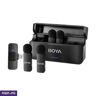 Boya By V4d Ultracompact 4 Person Wireless Microphone System For  Online for none