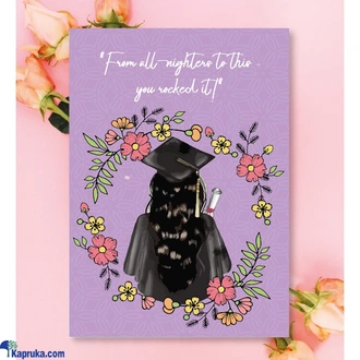 From All The Nights To This Graduation Greeting Card  Online for none