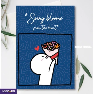 Sorry Blooms Greeting Card  Online for none