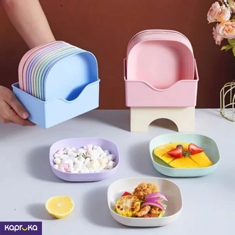 10 Pcs Plastic Serving Plates Buy Household Gift Items Online for specialGifts