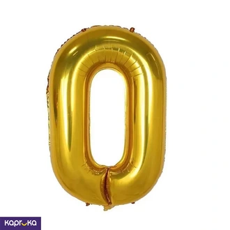 Number 0 Foil Balloon 16 Inch Gold - Birthday Decor Sri Lanka  Online for none