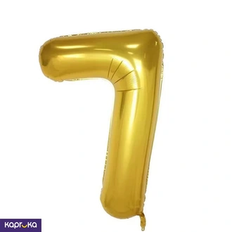 Number 7 Foil Balloon 16 Inch Gold Birthday Sri Lanka  Online for none
