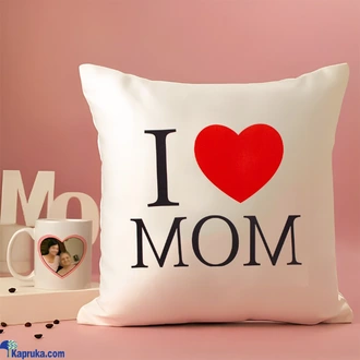 I Love Mom Huggable Pillow  Online for none