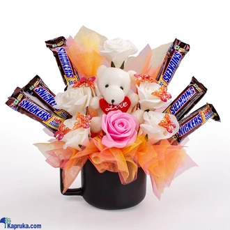Joyful Snickers Chocolate Bouquet  Buy Chocolates Online for specialGifts