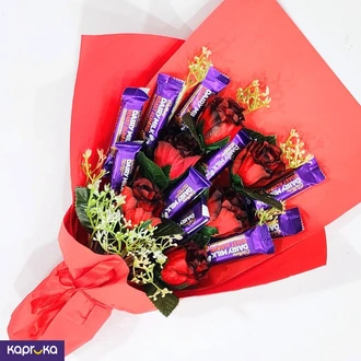 Crimson Bliss Chocolate Bouquet Buy Chocolates Online for specialGifts