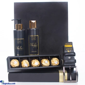 Black And Gold Classic Gift Set For Men  Online for none