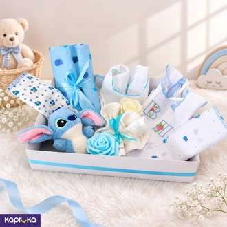 Blue Stitch Baby Gift Hamper - Baby Boy Gift Set Sri Lanka  Online for none